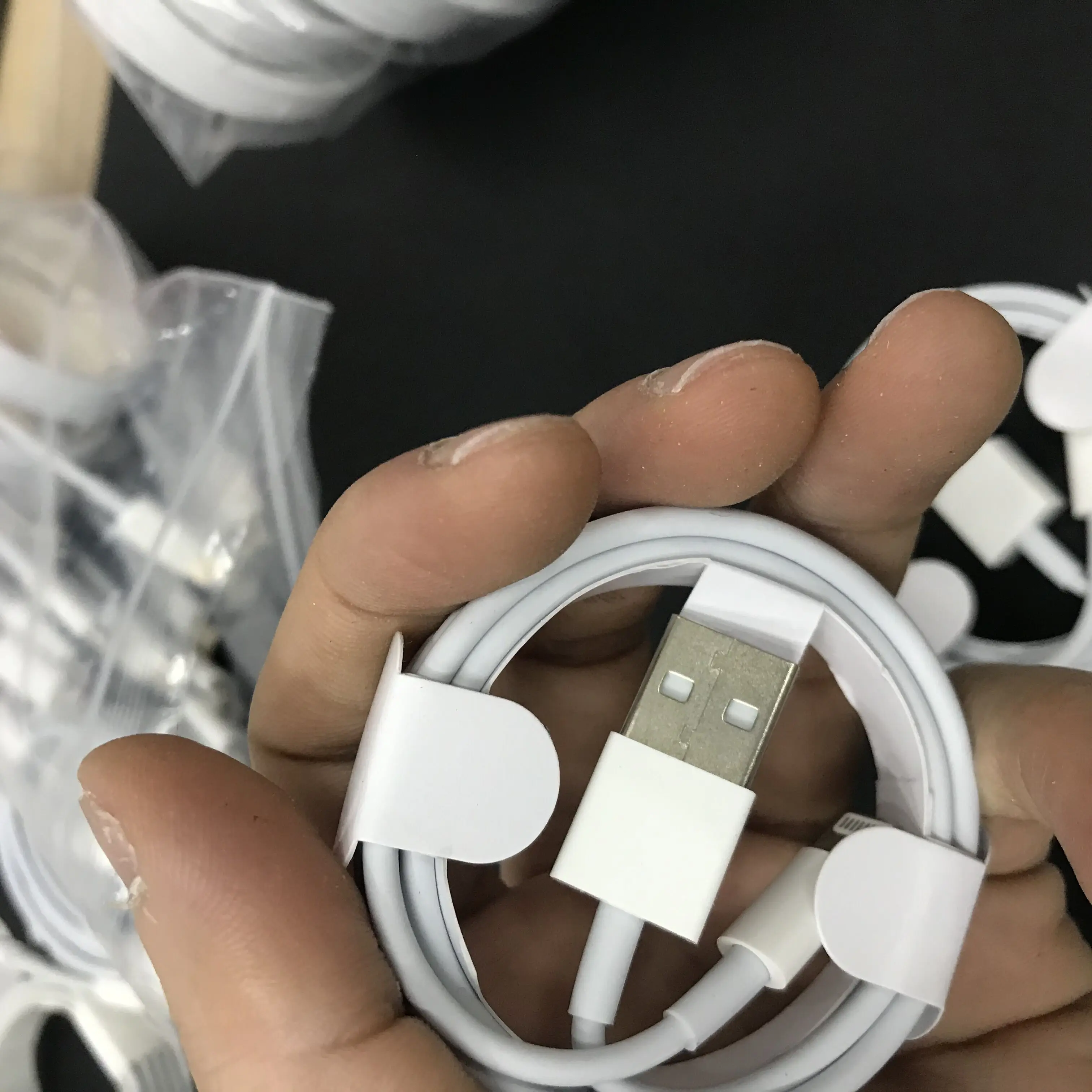 По оптовой цене 50 шт в наборе USB кабель для передачи данных iPhone X XS Max 11 фотокамеры