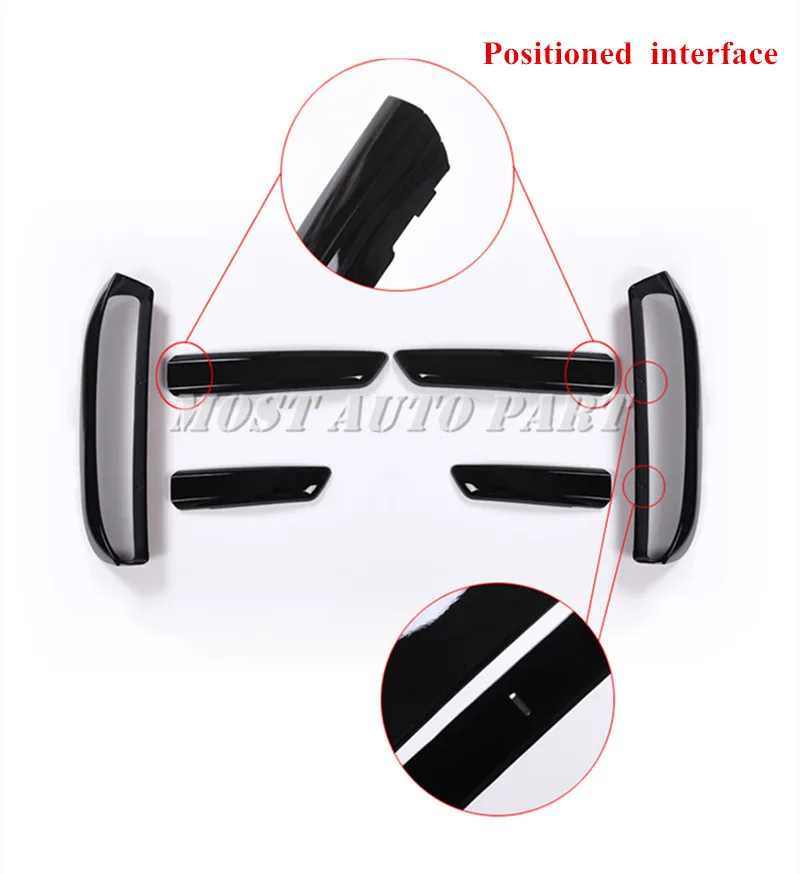 Передний бампер из АБС решетка вентиляционного отверстия для Land Rover Discovery 5 LR5 L462