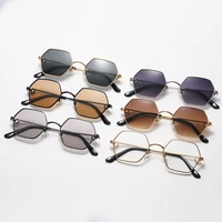 fashion oval frame metal sunglasses simple polarized brand design anti ultraviolet uv400 casual sunglasses for adultwomenmen