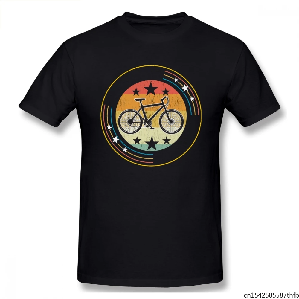 

Mountain Biking Cycling Vintage Retro T Shirt Oversized Crewneck Short Sleeve Custom Tshirt Men