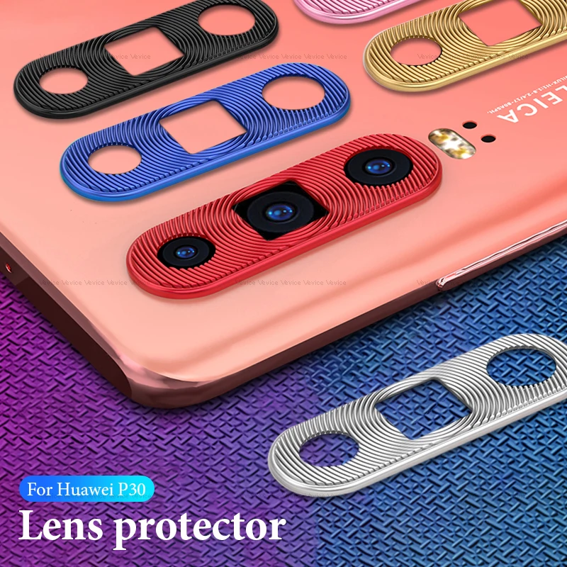 Чехол с металлическим кольцом для задней камеры Huawei Honor 20 Pro P30 P20 Lite Mate 20X Nova 4e 4