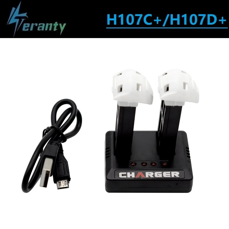Аккумулятор и зарядное устройство для квадрокоптера Hubsan X4 H107D + H107C 3 7 в 520 мАч