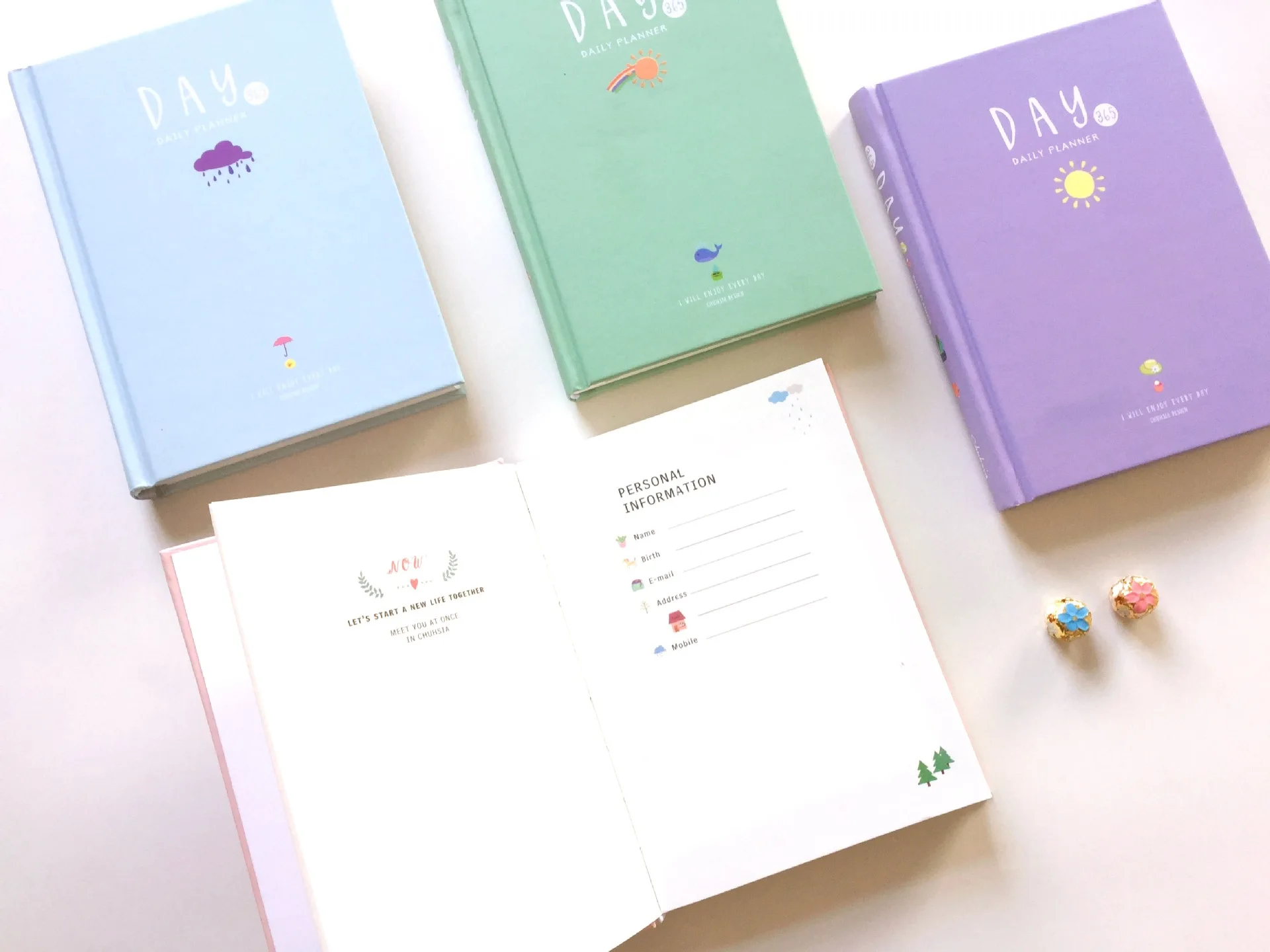 Милый мультяшный школьный дневник в твердом переплете для студентов удобный