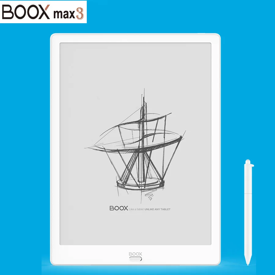 Новая модель BOOX MAX3 электронная книга читатель первый Android 9,0 13,3 дюймовый e-Reader 4G/64G type-C(поддержка OTG) e-ink планшетный ПК