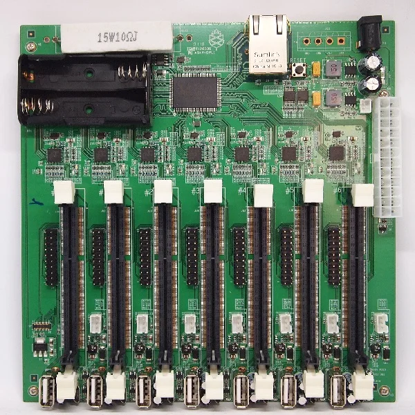 

CLUSTERBOARD With 7 SOPine Compute Module Slots
