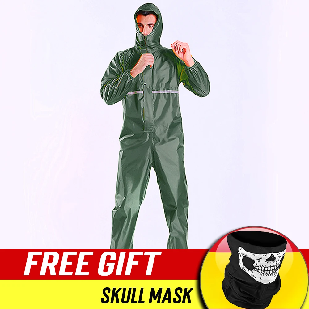 Модный мотоциклетный дождевик комбинезон для мотокросса мужской женский |