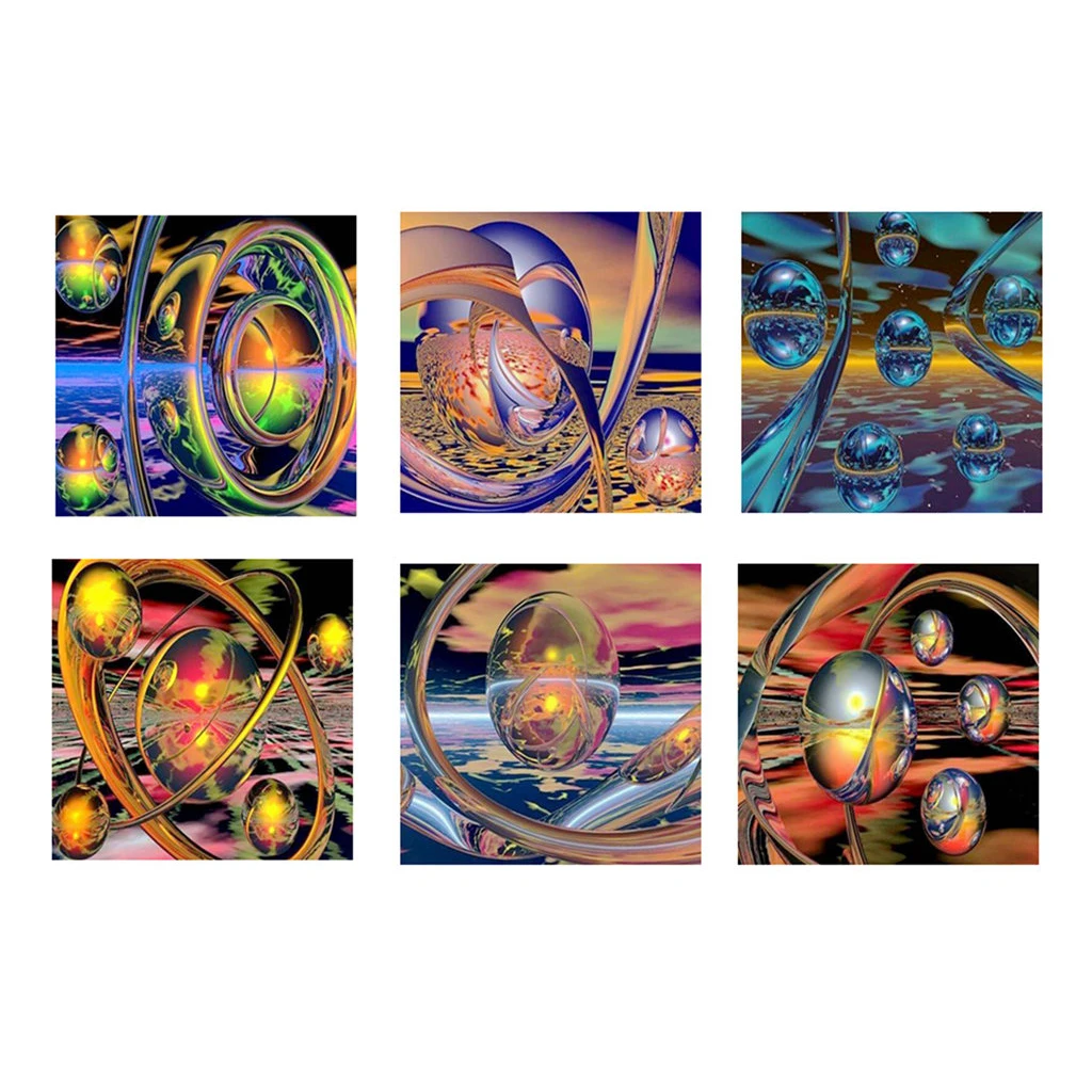 

D handmade DIY diamond painting abstract Mosaic universe cross stitch paste diamond embroidered art wall home decoration gift