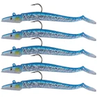 1 шт. свинцовая джиг-головка, мягкие искусственные свимбейты 22 г 12 см, искусственная Мягкая приманка с крючком, джиггинг, щука, морская Рыболовная Снасть