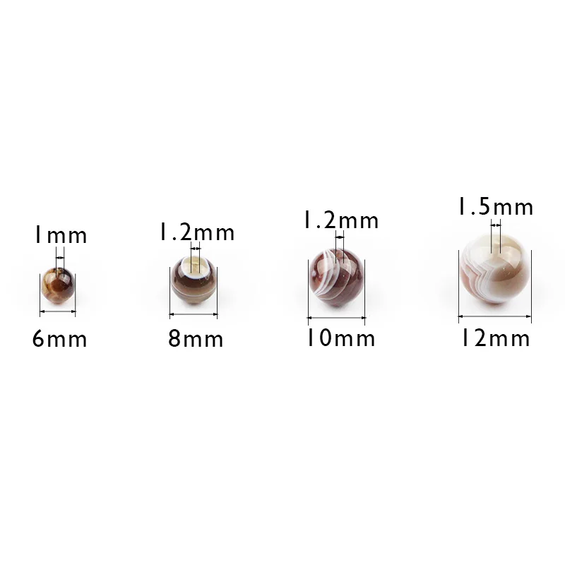 

6 8 10 12mm Round Persian Carnelian Natural Stone Charm Loose Beads For Smooth Pendant Making DIY Trendy Jewelry Accessories