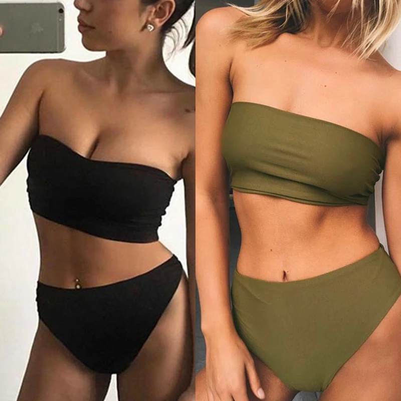 Женское сексуальное нижнее белье комплект из 2 предметов высокая талия открытая