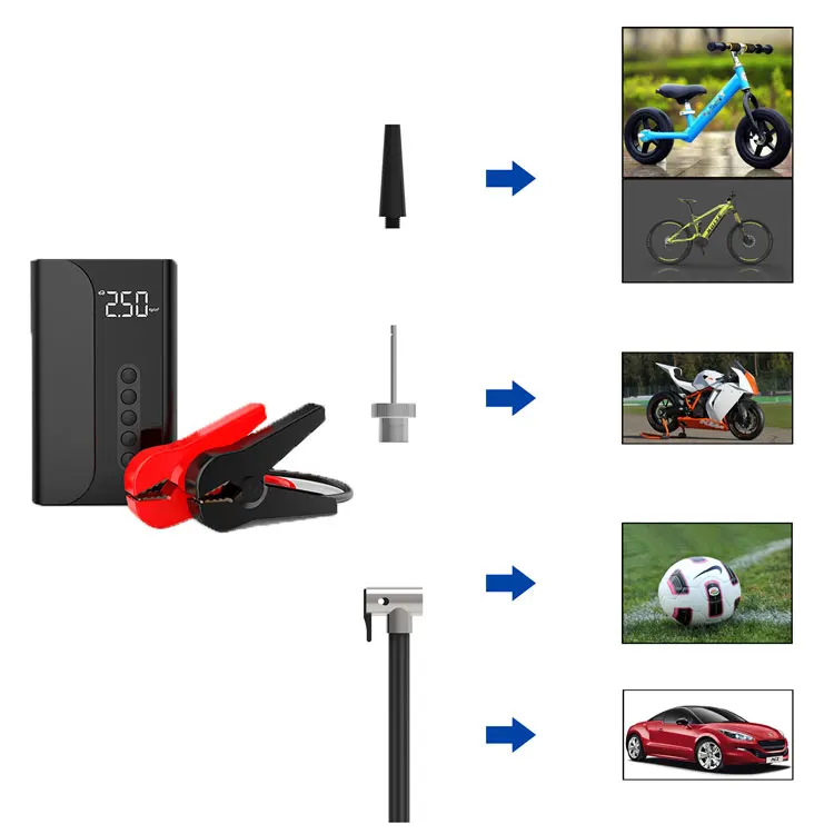 en Ucuz Kablosuz USB şarj Edilebilir Elektrikli Mini Küçük şişme Kompresörü Küresel Araba Lastiği Hava Pompası Taşınabilir Lastik şişirme
