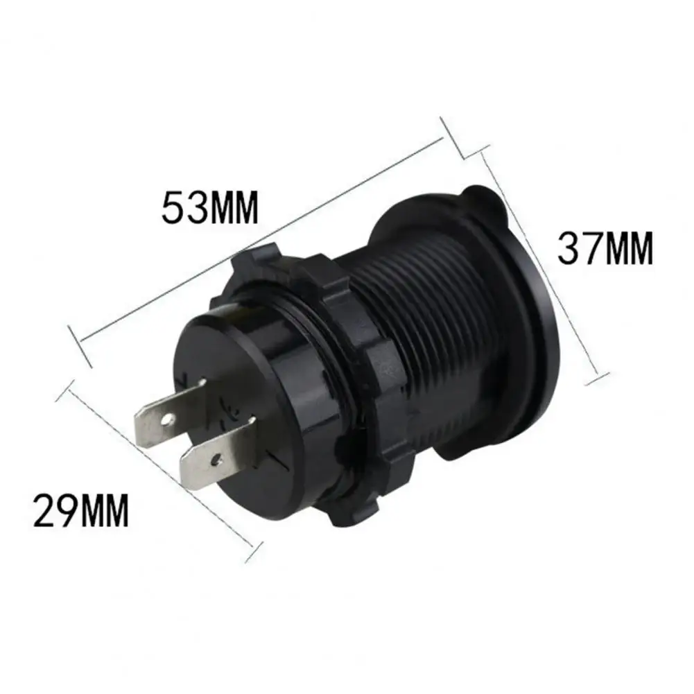 

Car Charger Dual USB Car Fast Charging Interface Overcurrent Protection High Current Dual USB Port Power Outlet for Cell Phone