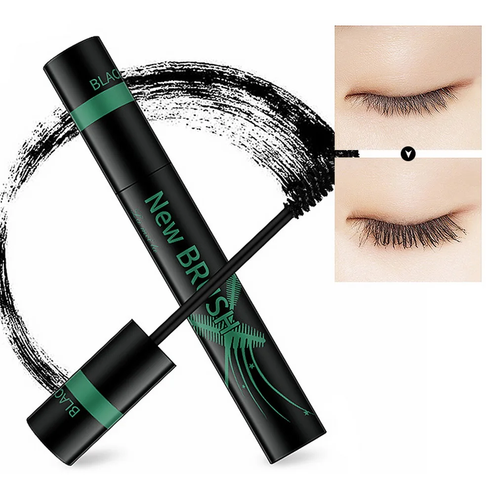 Натуральная черная тушь для ресниц Удлиняющая Тушь быстросохнущая Водостойкая