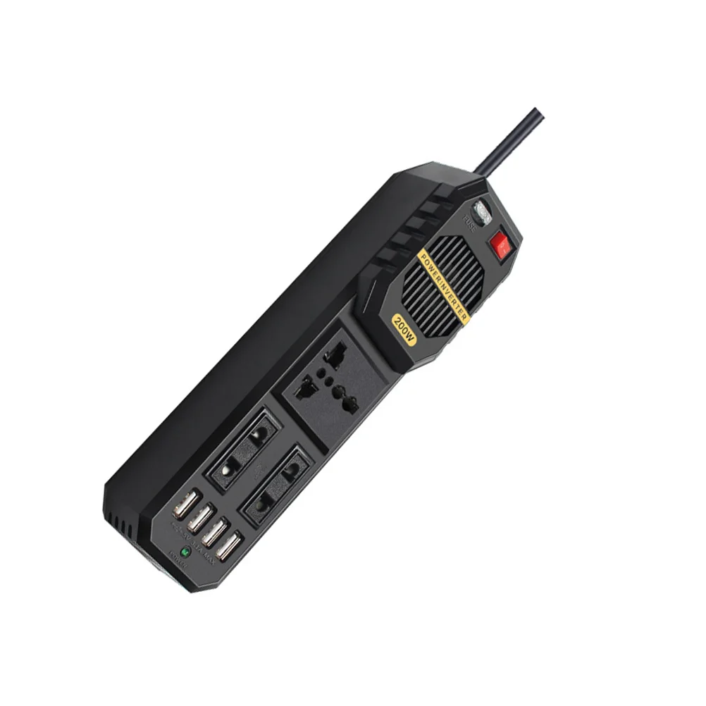 

Мини Автомобильный инвертор от 12 В до 220 В, внешние автозапчасти, преобразователь питания, автомобильный преобразователь