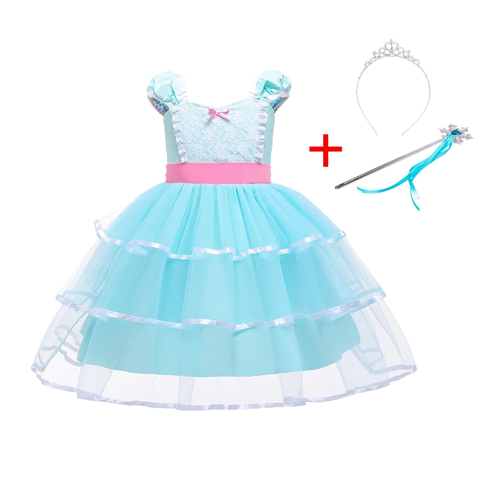 Add Accessories Новинка года; платье русалки для маленьких девочек; платье принцессы «Русалочка Ариэль» для девочек; маскарадные костюмы для детей; комплекты одежды для детей - Цвет: Add Accessories