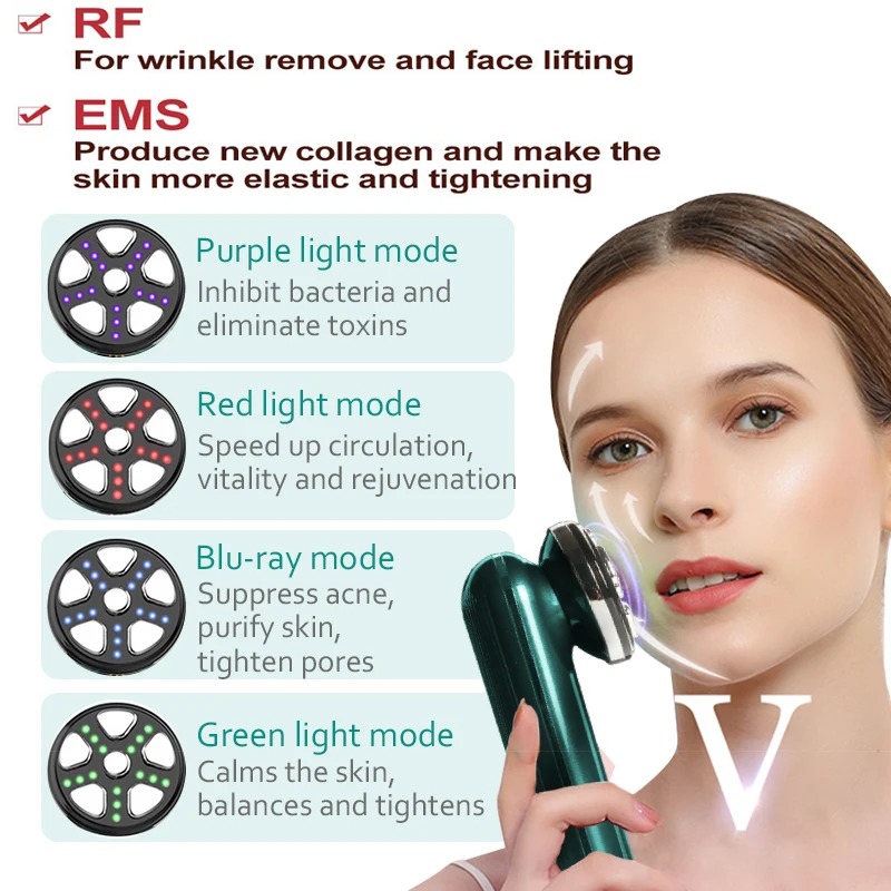 RF & EMS мезотерапия лица радиочастотной подтяжки кожи омолаживающий уход за кожей