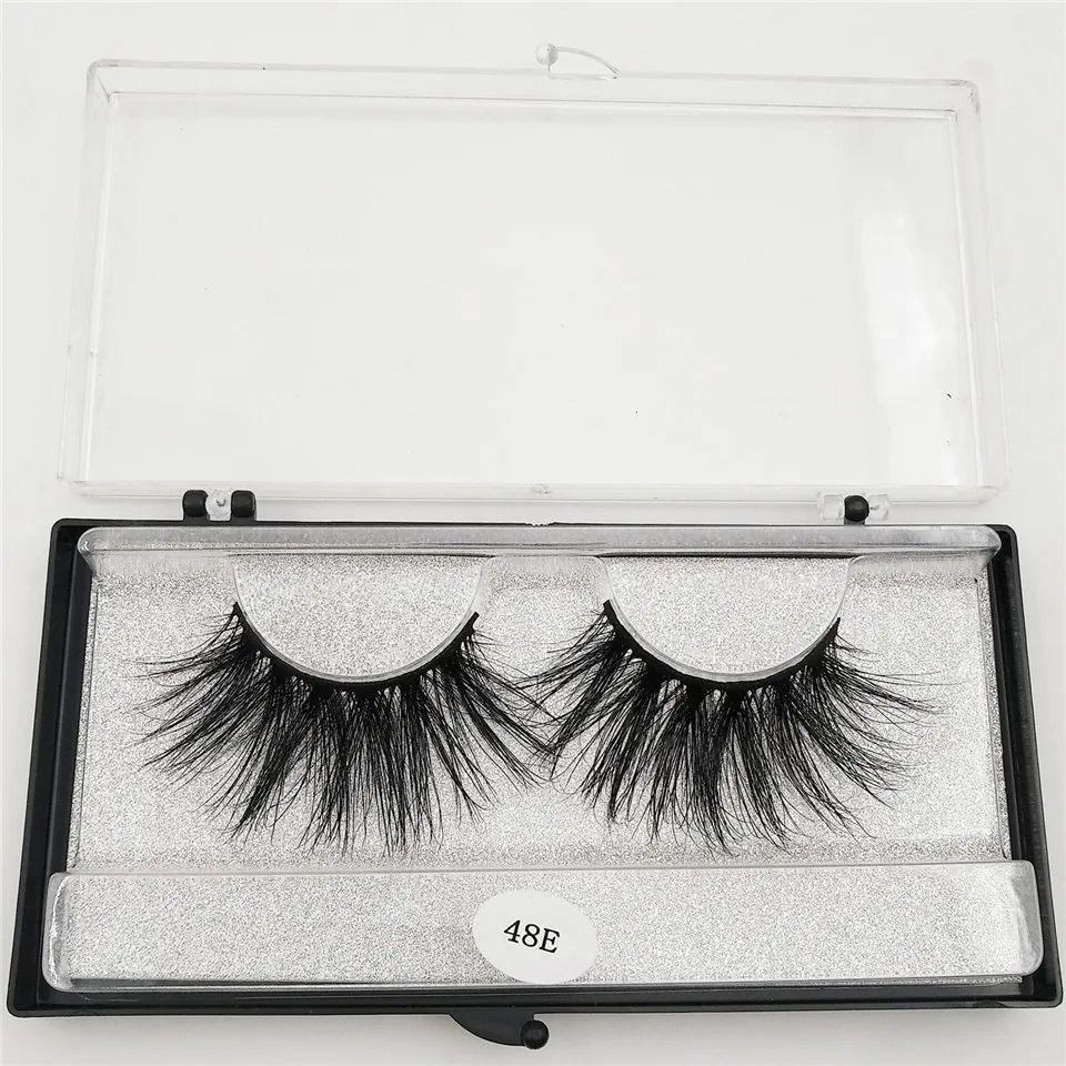 Ресницы из норки с красной сиреной 25 мм оптовая продажа мягкие длинные