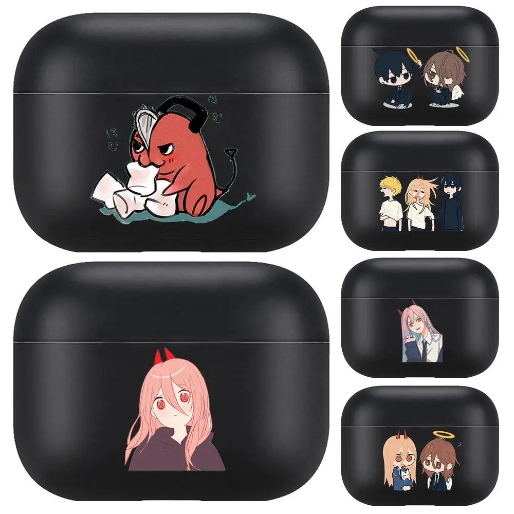 

anime Chainsaw Man For Airpods pro 3 case Protective Bluetooth Wireless Earphone Cover for Air Pods airpod case air pod Cases bl