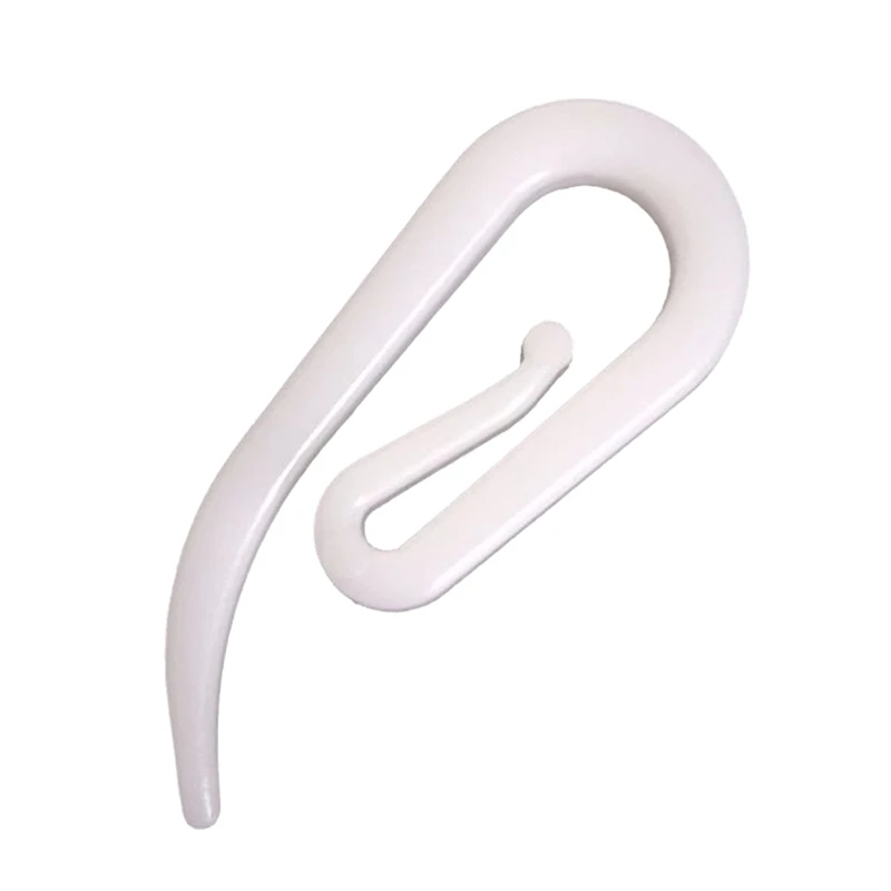 30 шт./лот крючки для штор с лентой занавесок белый пластик нейлон | Дом и сад