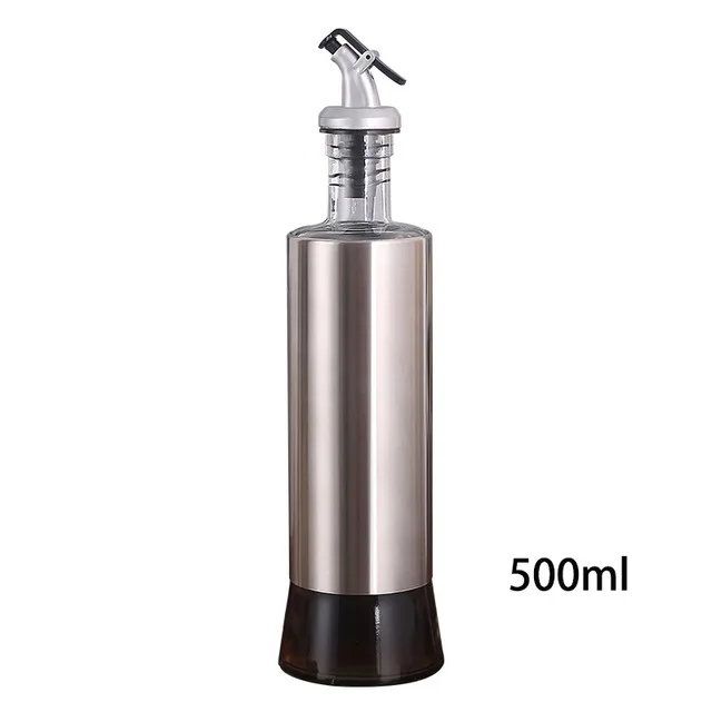 500ml Кухонная приправа, бутылка с дозатором, бутылка для соуса, стеклянная бутылка для хранения масла и уксуса, Креативные кухонные инструменты, аксессуары - Цвет: 500ml