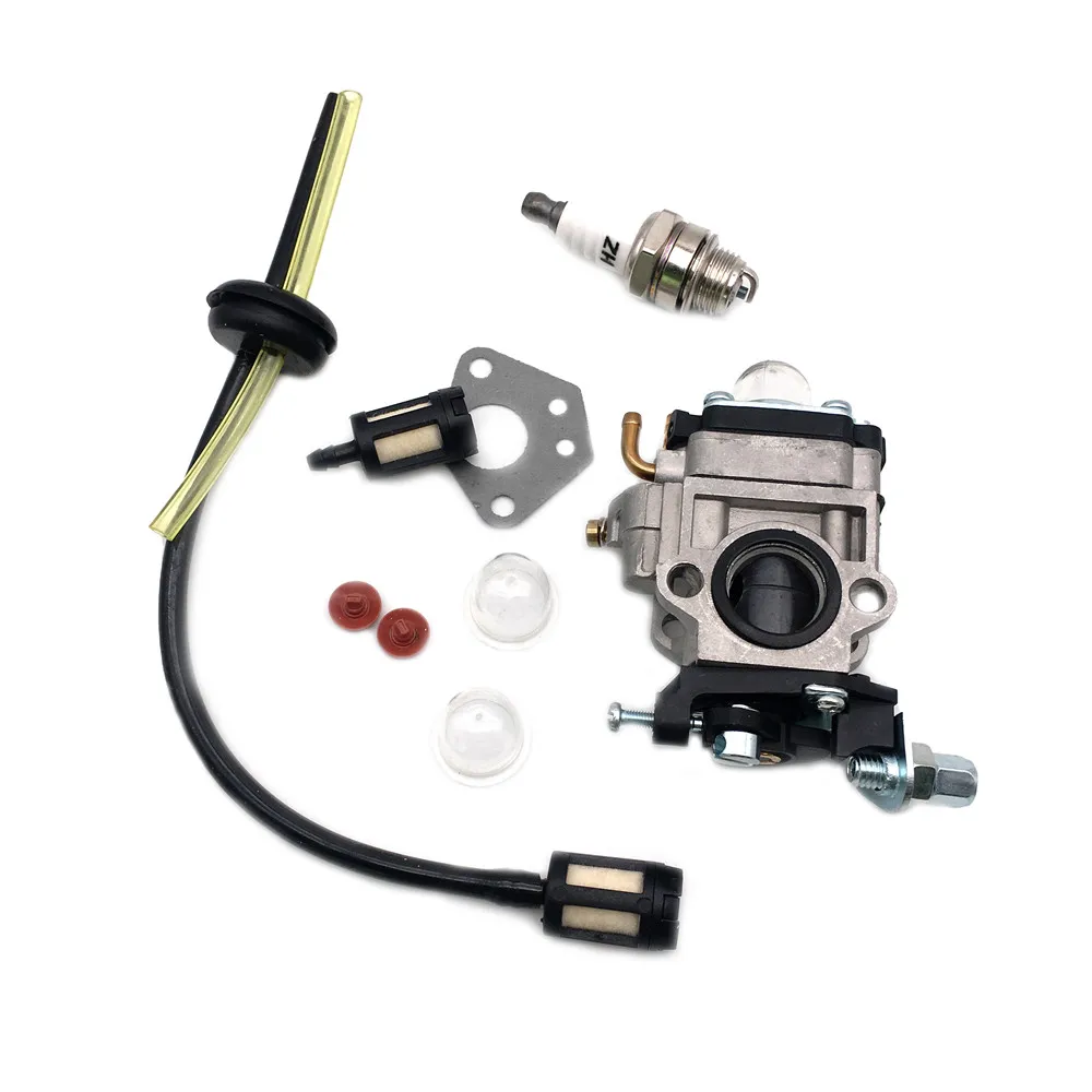 

Carburettor Kit for 52cc 49cc 43cc Brush Cutter with Seal Hose Spark Plug Petrol Filter Accessories Parts
