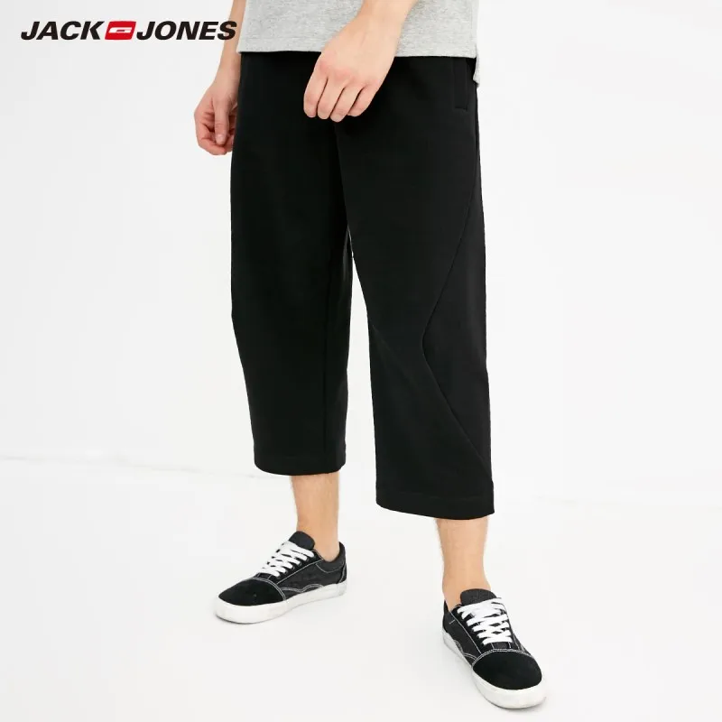 JackJones мужские укороченные брюки из 100% хлопка длиной до щиколотки мужская одежда