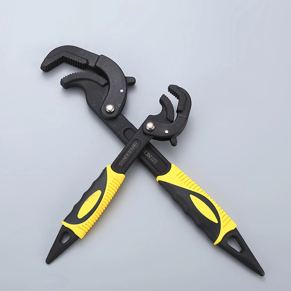

Pipe Adjustable Wrench Universal Key Open End Multi Function Tool Carbon Steel Monkey Spanner Plumber Hand Tools 14-30MM 30-60MM