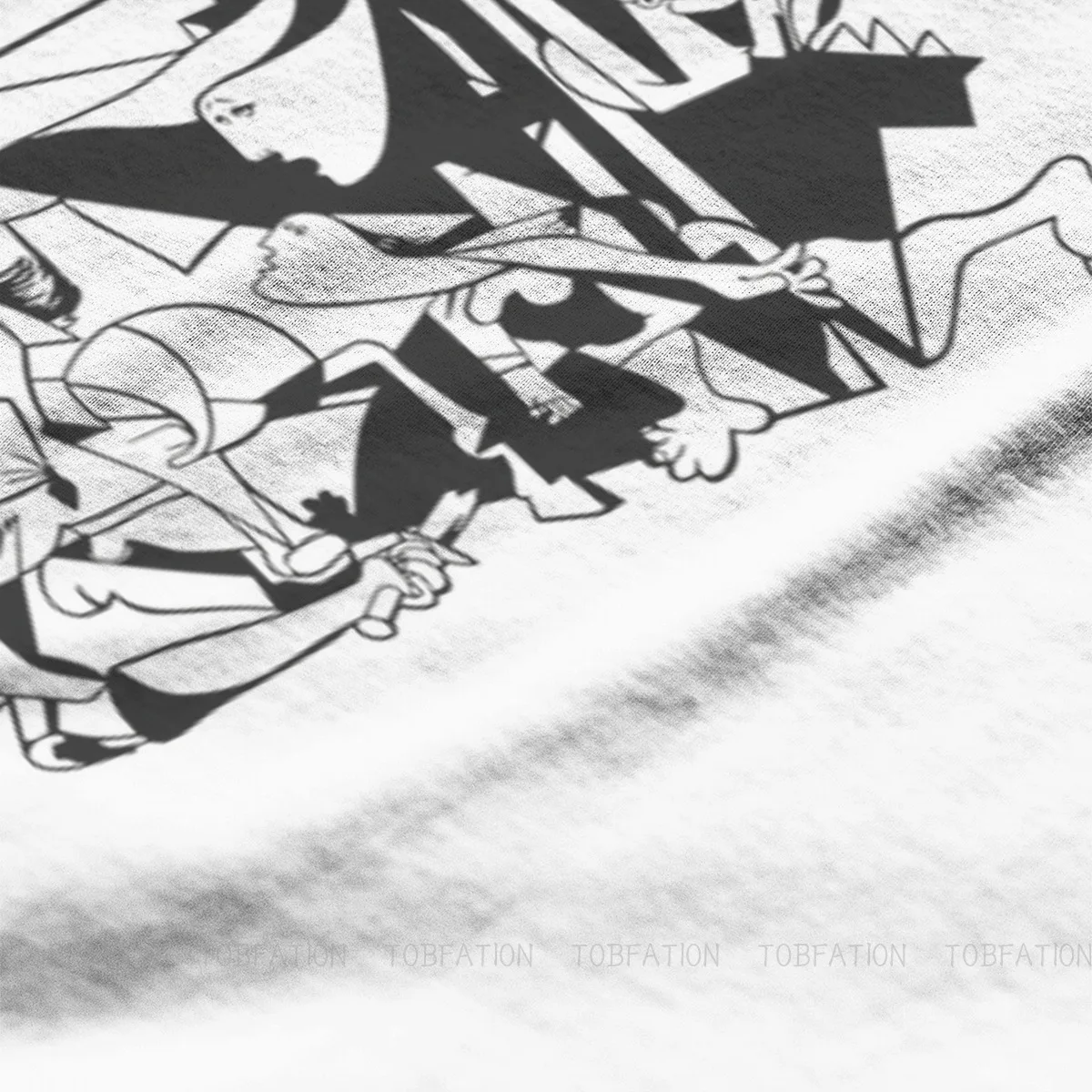 Футболка мужская графическая с принтом круглым вырезом и в стиле импрессионизма