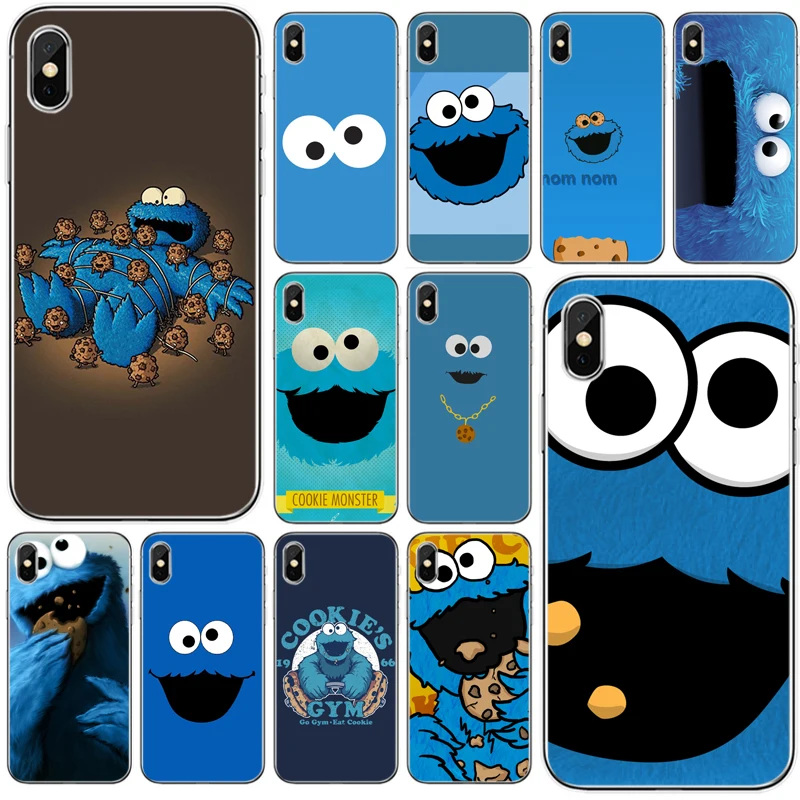 Мягкий силиконовый чехол для телефона из ТПУ с изображением печенья монстров iPhone