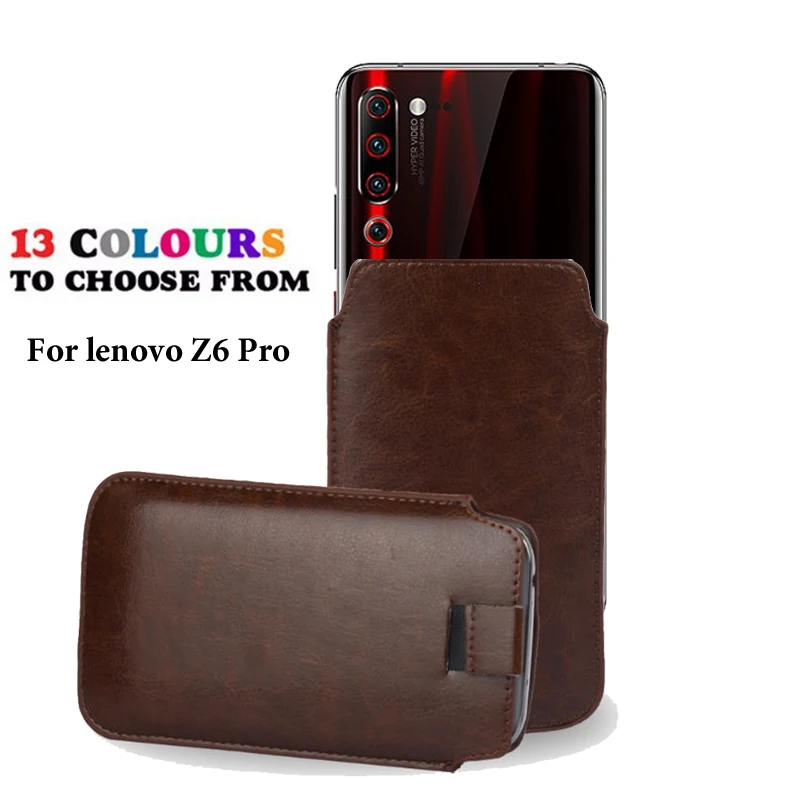 Кожаный чехол Coque для lenovo Z6 Pro Чехол карманный веревочный кобура Tab чехол аксессуары чехол для телефона