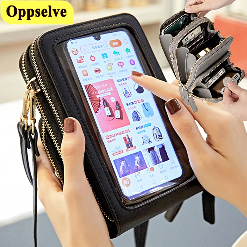 Женский кошелек для мобильного телефона с несколькими карманами Сумочка на