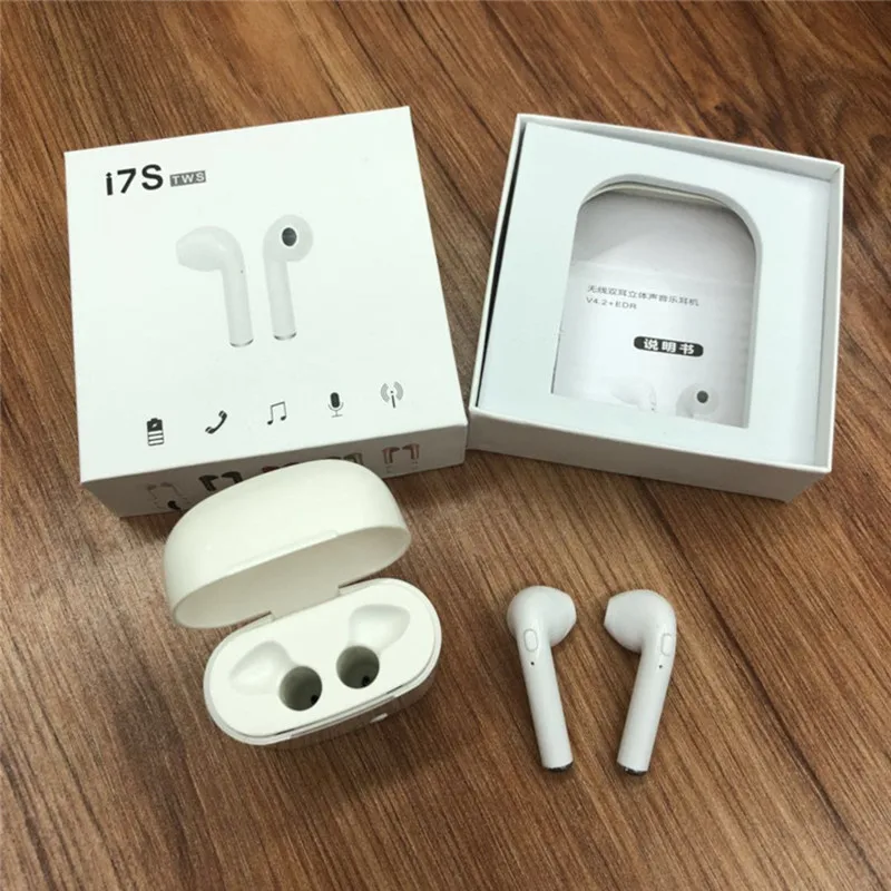 Новинка Tws сабвуфер стерео гарнитура I7s Bluetooth мобильный телефон с зарядным боксом