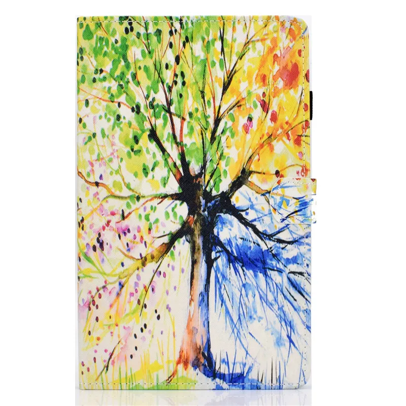 Чехол с рисунком для Samsung Galaxy Tab S5E 2019 SM-T720 10 5 дюйма кожаный мягкий пляжный кошелек