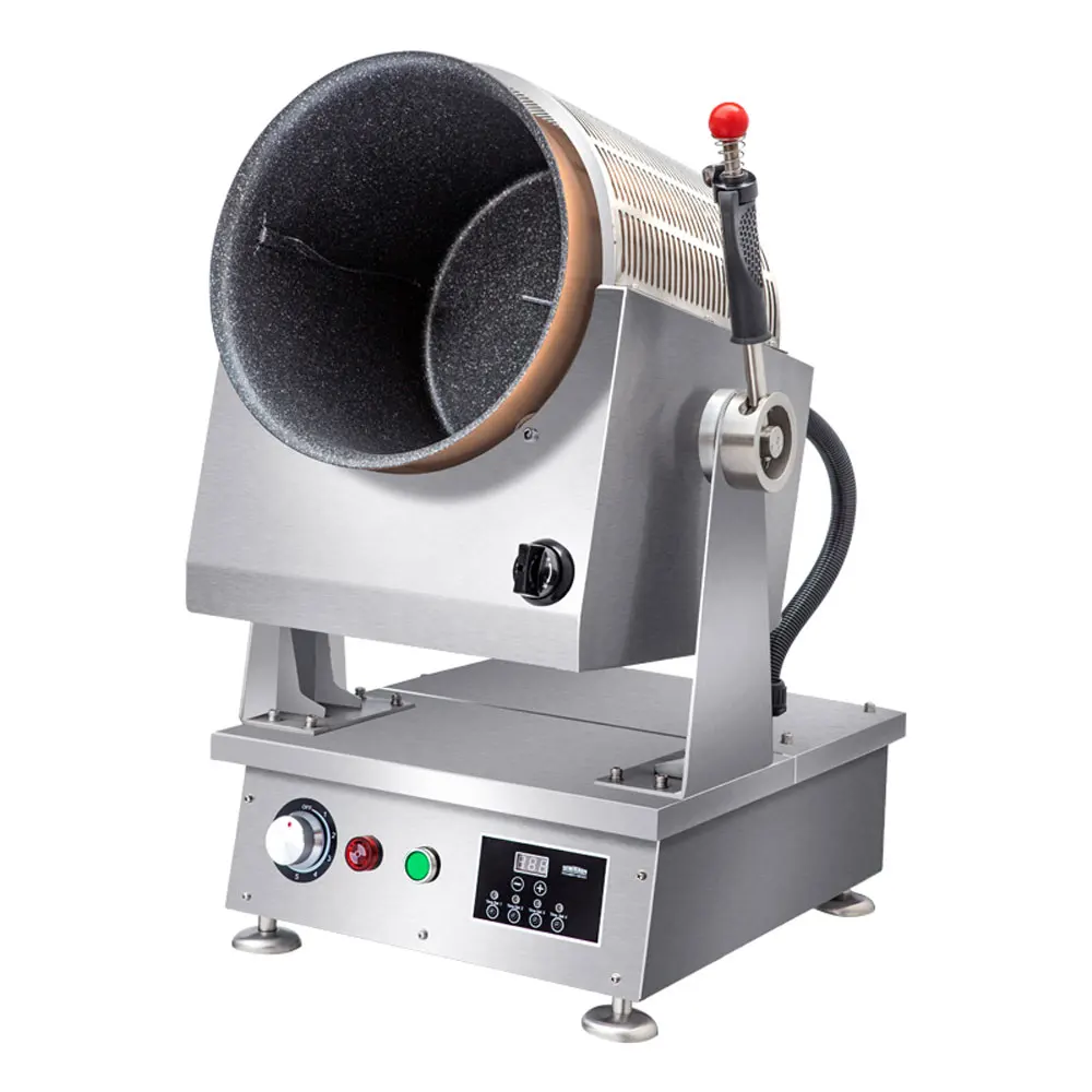 Commercial Automatic Drum Cooking Machine Intelligent Wok Robot Fried Rice Dishes Gas or Electric Stir Cooker | Бытовая техника