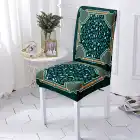 Однотонные жаккардовые пляжные стулья, эластичные стулья для свадьбы, обеденной комнаты, офиса, чехлы для стульев