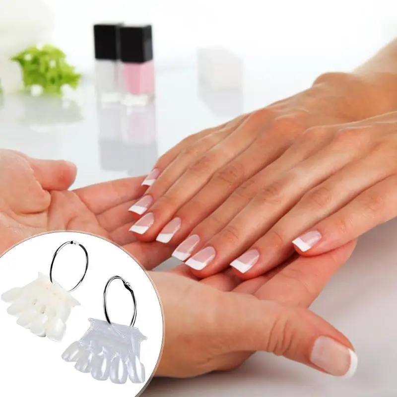 Nail Art Board Crown Shaped Color Gel Polish Practice Display Showing Card |