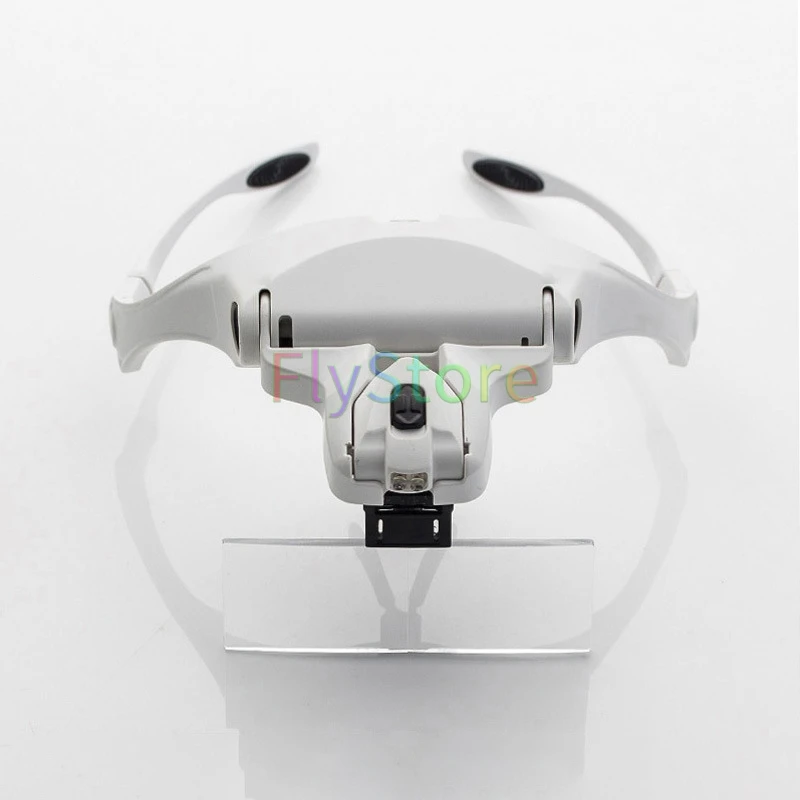 Стоматологическая светодиодный лампы с 5 пар линз головка Лупа Сменные кронштейн