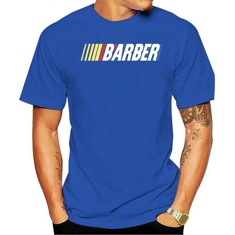 

Masculina 2021 t-shirt Barber uniforme-barber Code