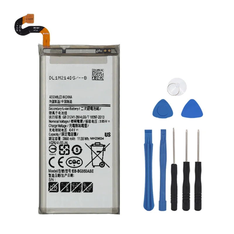 

5PCS OHD Original High Capacity Battery EB-BG950ABE For Samsung Galaxy S8 SM-G9508 G9508 G9500 G950U G950F 3000mAh