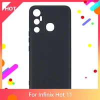 Hot Case Matte Soft Silicone TPU Back Cover For Infinix Hot Phone Case Slim shockproof