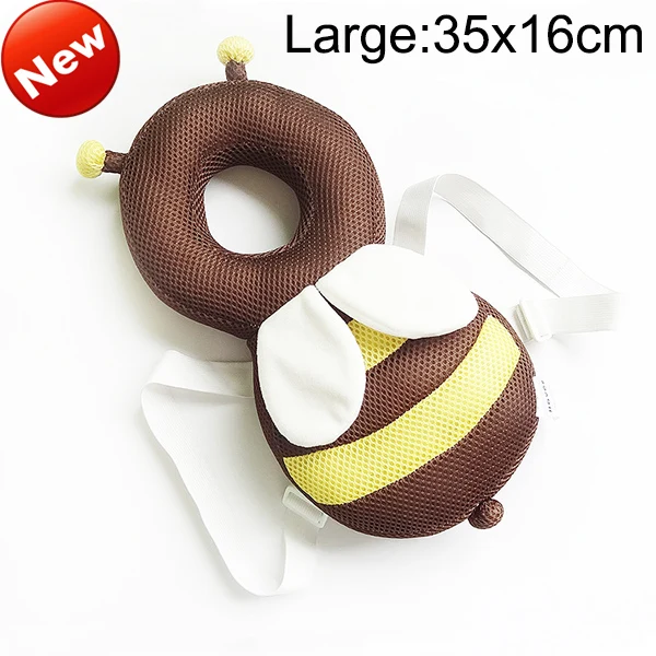 New Large Black Bee Большая детская подушка для защиты головы, подголовник для малышей, подушка для шеи, милые крылья, Подушка для кормления, защита от падения, YYT341 - Цвет: New Large Black Bee
