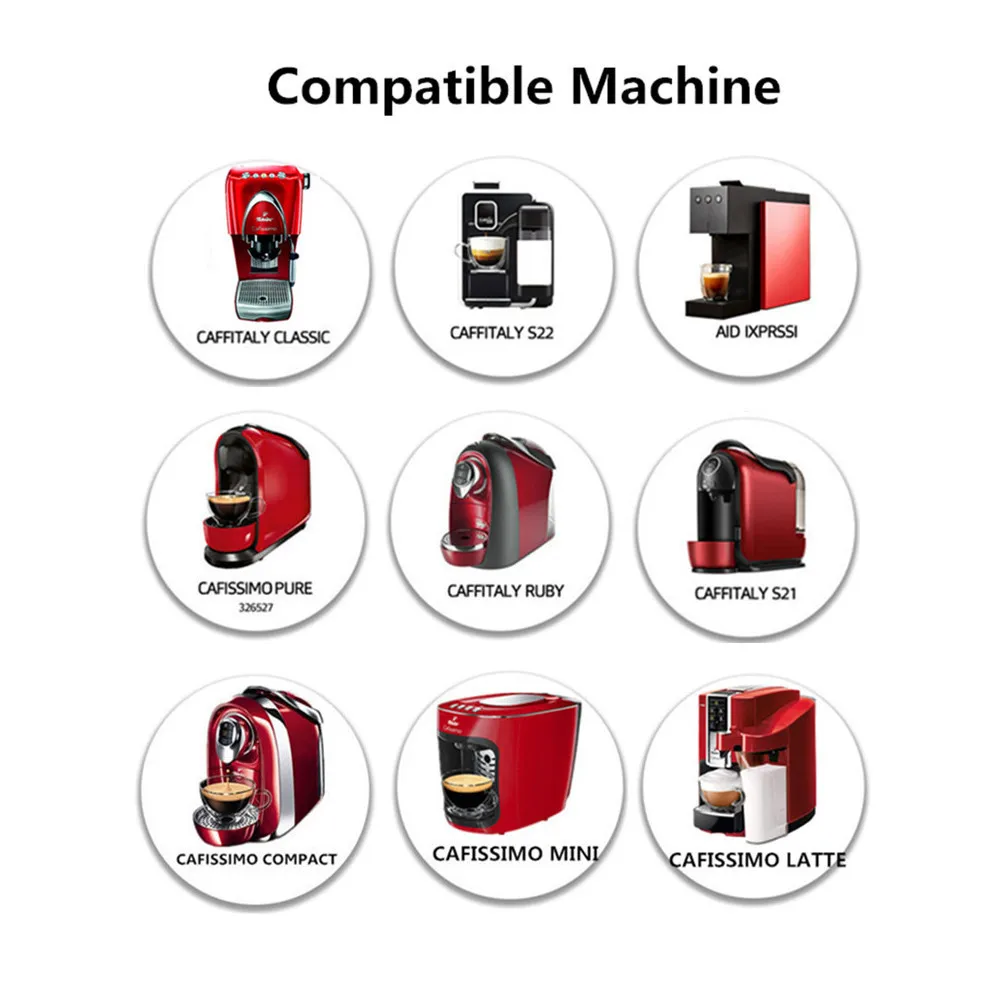 ICafilas нержавеющая сталь многоразовые кофейные капсулы фильтр для Caffitaly& Tchibo caffissimo Классическая машина