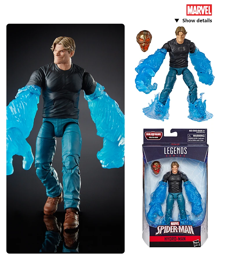 Hasbro «Человек-паук», с героями комиксов Марвел, легенды серии далеко от дома 6-дюймовый паук Для женщин Коллекционные Фигурки Коллекция для девочек и мальчиков