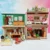 Коллекция 1/12 года, мебель для кукольного домика Forest Family, игрушки для кухни, ванной, спальни, корзины для десертов, Детские аксессуары - изображение