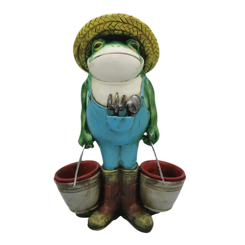 

The For Frog Feeder Resin Craft Garden Decoration 2021 New