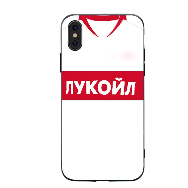 Чехол для телефона ЦСКА Спартак Модный мягкий силиконовый чехол Iphone 6 6S 7 8 Plus X XS XR