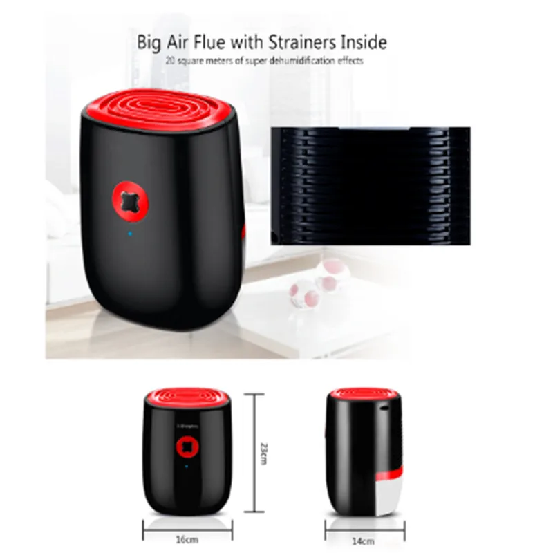 FIMEI 800 мл портативный осушитель воздуха Интеллектуальный Электрический мини