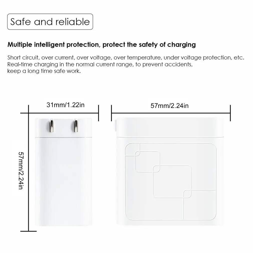 

65W GaN Charger Quick Charge 4.0 3.0 Type C PD USB Charger With QC 4.0 3.0 Portable Fast Charger For Phone Laptop