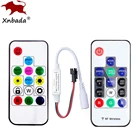 Светодиодная ленсветильник WS2812B WS2811 SK6812 RGB Led Controller;14 клавиш RF беспроводной пульт дистанционного управления DC5-24V