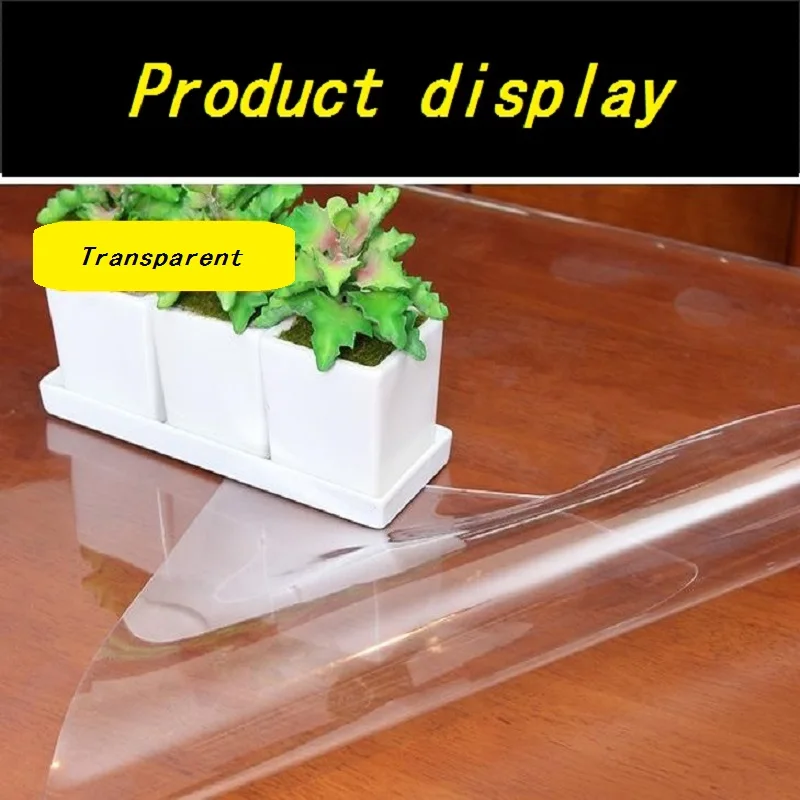 Прозрачная Матовая ПВХ мягкая стеклянная скатерть водонепроницаемый и